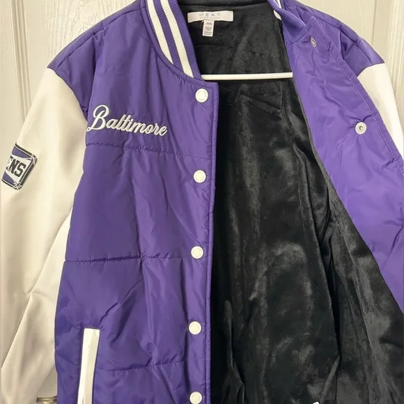 NWT Baltimore Ravens Full-Snap Jacket - Picture 6 of 6